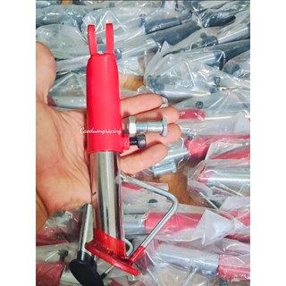 Chân chống thồ làm bằng ty phuộc siêu dày - dành cho xe chở nặng - đầy đủ ốc tán + Lò Xo - Phụ tùng xe máy
