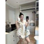 Đầm len ba lỗ Alo kèm khăn
