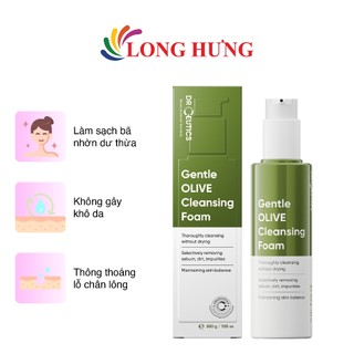 Sữa rửa mặt DrCeutics Gentle Olive Cleansing Foam (200g)