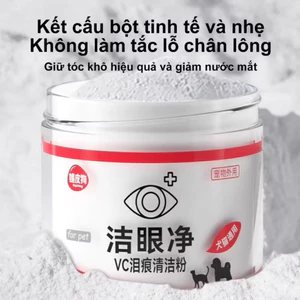bột chống chảy nước mắt trên thú cưng ( tặng kèm chải)
