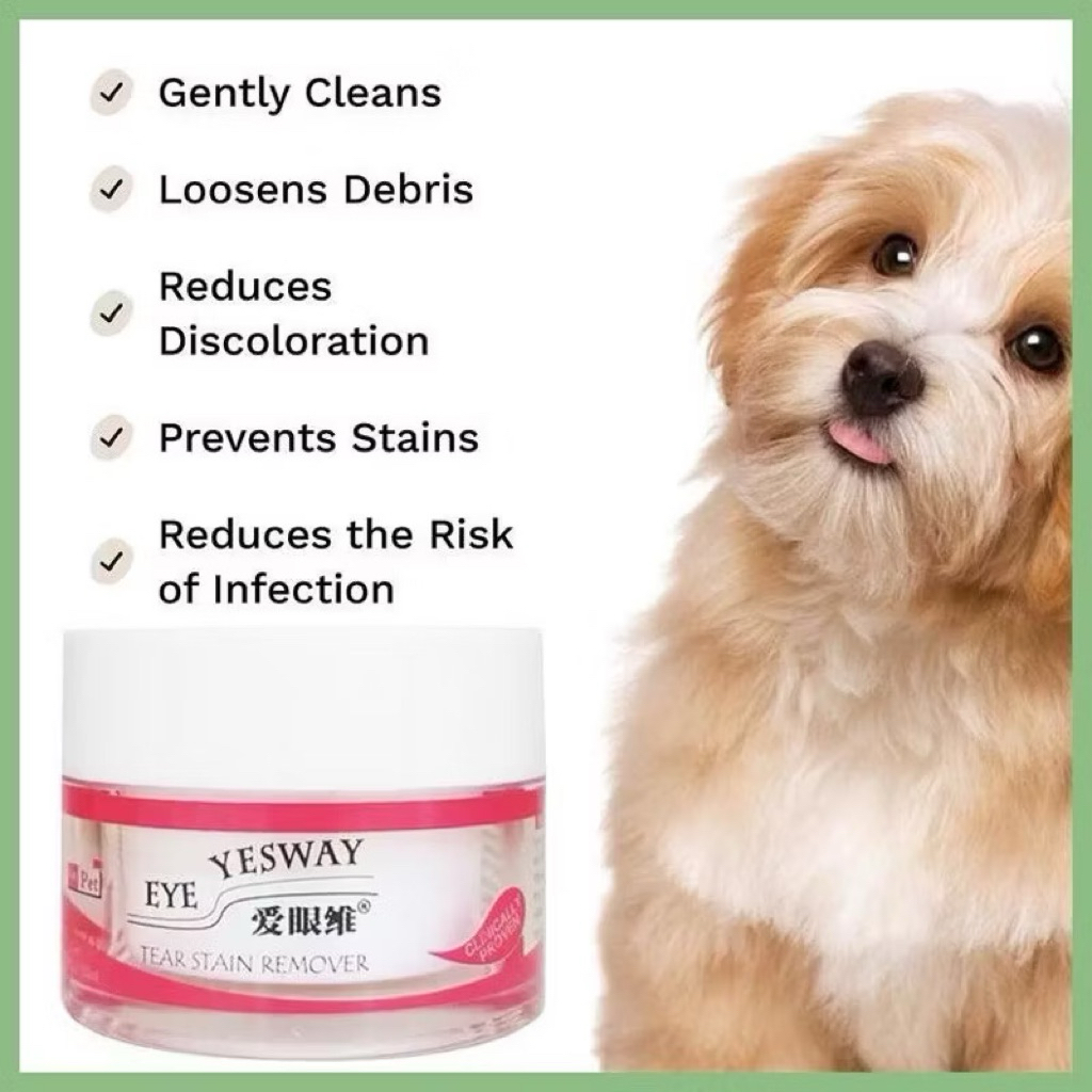 bột chống chảy nước mắt trên thú cưng ( tặng kèm chải)