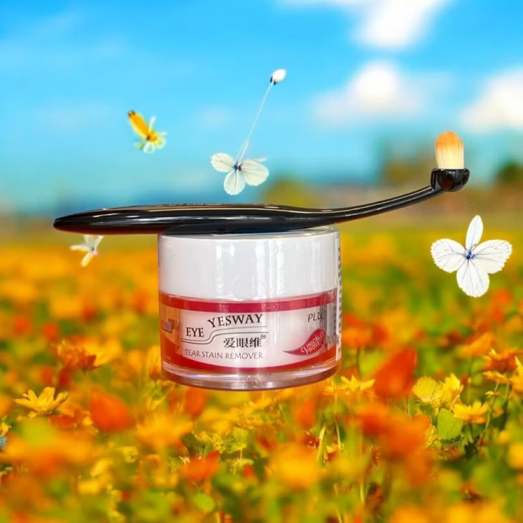 bột chống chảy nước mắt trên thú cưng ( tặng kèm chải)