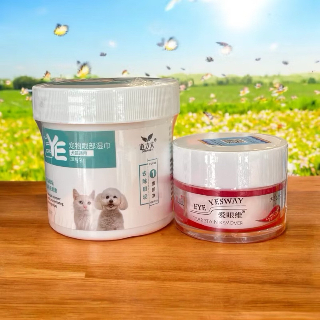 bột chống chảy nước mắt trên thú cưng ( tặng kèm chải)