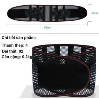 Đai Lưng Cột Sống Thoát Vị Đĩa Đệm Adm Loại Thoáng Khí - Cải Thiện Thoái Hóa, Thoát Vị Tốt Cho Sức Khỏe