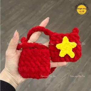 Sẵn Ship - Phụ Kiện 30 tháng 4, Túi Tỏi cờ đỏ sao vàng, Cờ đỏ sao vàng cho bé sơ sinh,bé trai bé gái mới đẻ đến Lớn