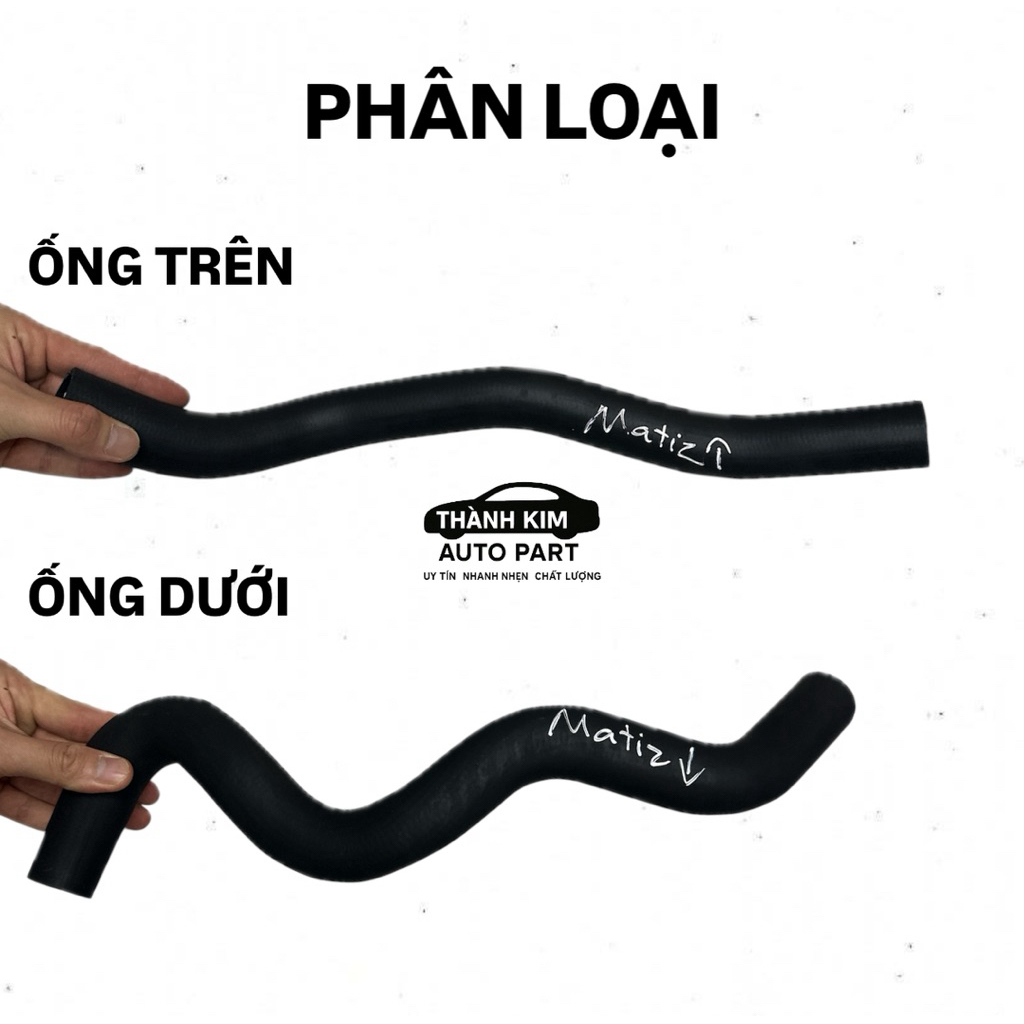 ỐNG CAO SU KÉT NƯỚC TẢN NHIỆT TRÊN VÀ DƯỚI Ô TÔ DAEWOO MATIZ