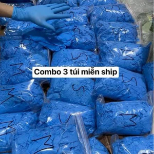 Găng tay cao su y tế xanh nitrile, co dãn ôm tay,sử dụng đa ngành nghề