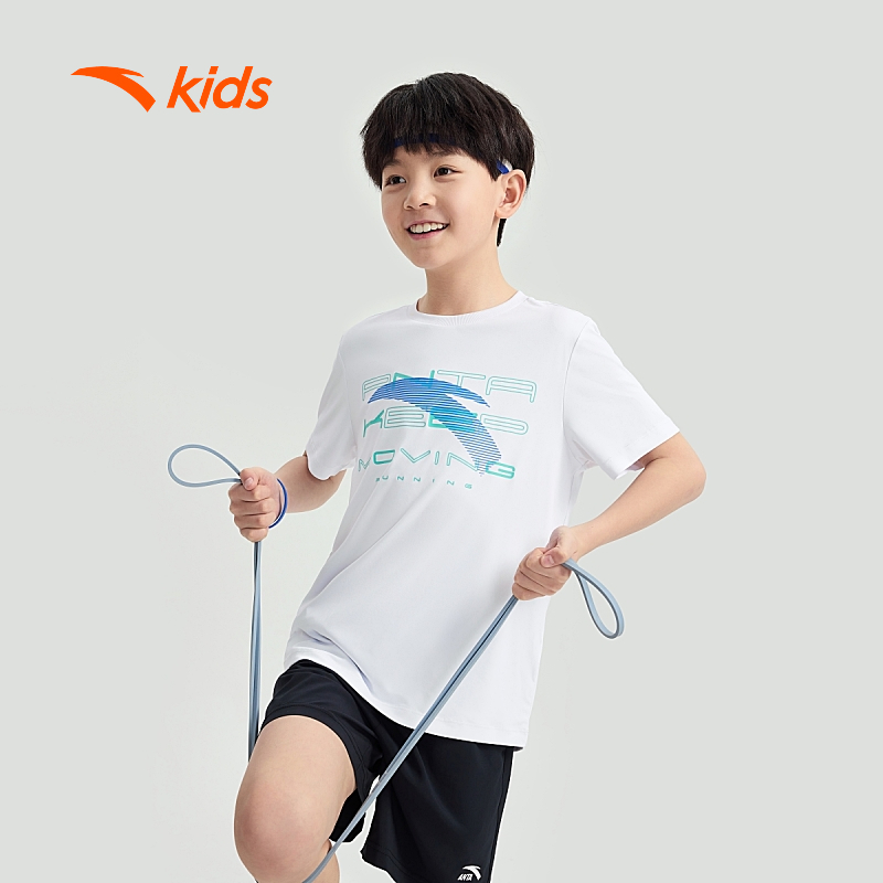 Áo Phông Ngắn Tay Bé Trai Anta Kids Running A3524B5114