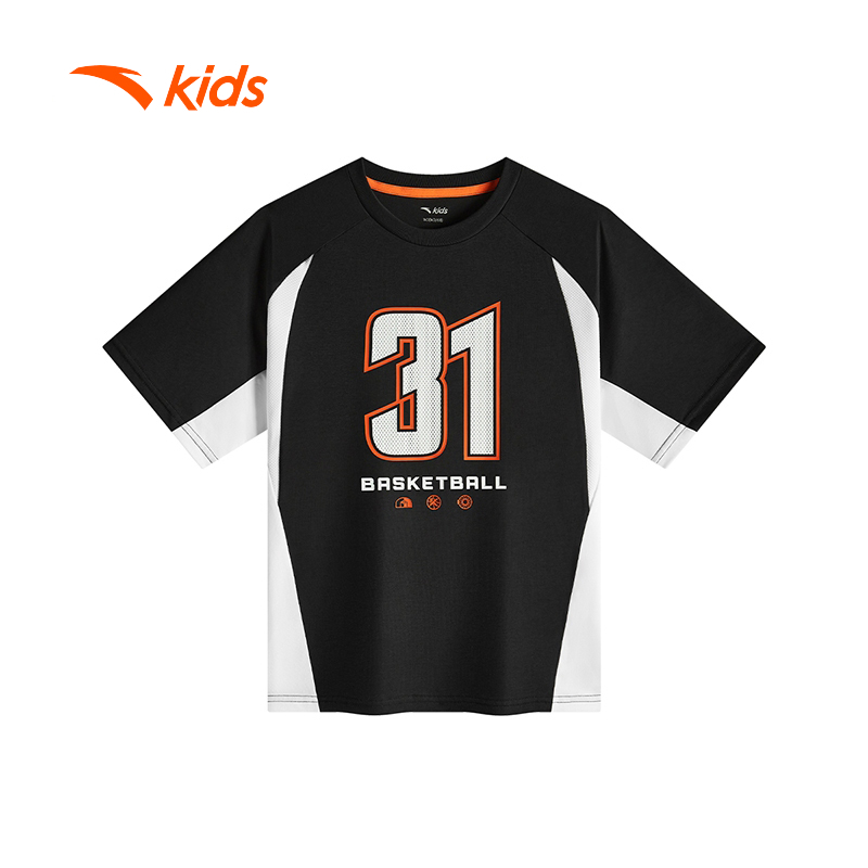 Áo Phông Ngắn Tay Bé Trai Anta Kids Basketball 3525B1101