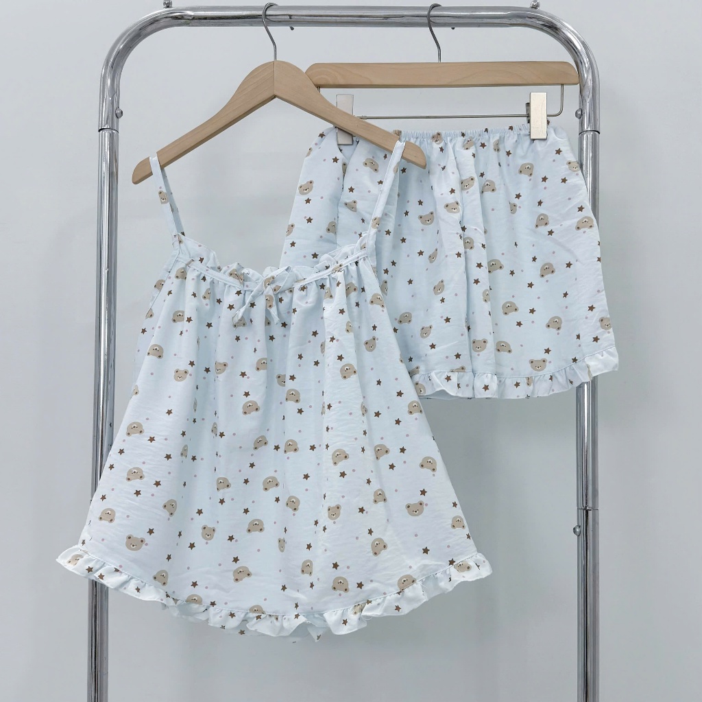 Cotton Gấu blue