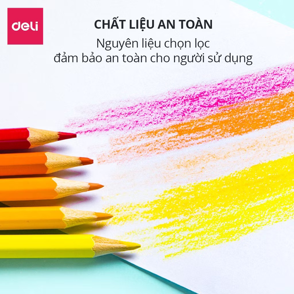 giảm giá 40% Bút Chì Màu Cốc - Màu Chì Cho Bé Thân Gỗ Tự Nhiên An Toàn Vẽ Thiết Kế Phác Họa Tô Màu