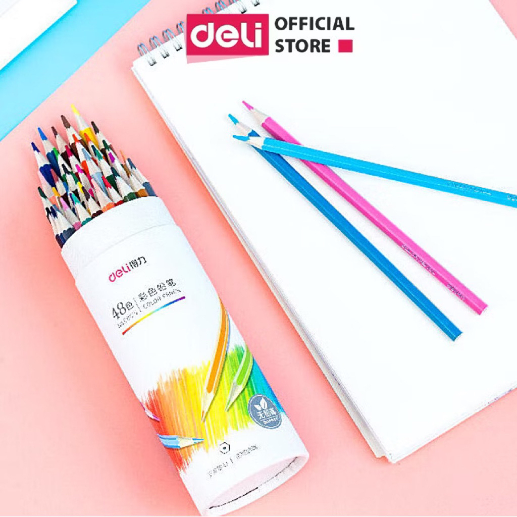 giảm giá 40% Bút Chì Màu Cốc - Màu Chì Cho Bé Thân Gỗ Tự Nhiên An Toàn Vẽ Thiết Kế Phác Họa Tô Màu