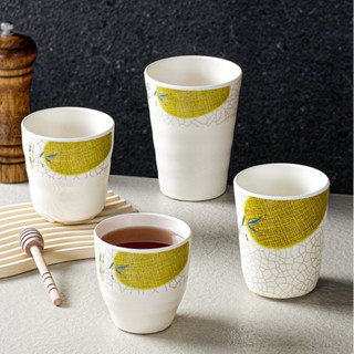 Cốc Uống Trà Phíp ( Melamine A5 ) Hoa Văn Hình Lá Tre Dùng Cho Nhà Hàng Khách Sạn 2024A100