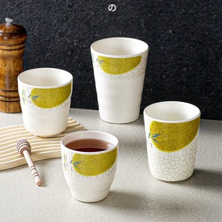Cốc Uống Trà Phíp ( Melamine A5 ) Hoa Văn Hình Lá Tre Dùng Cho Nhà Hàng Khách Sạn 2024A100