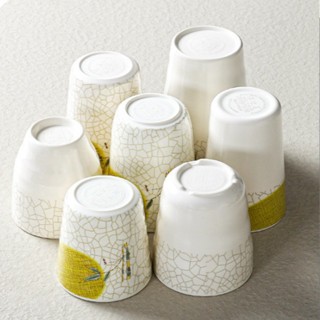 Cốc Uống Trà Phíp ( Melamine A5 ) Hoa Văn Hình Lá Tre Dùng Cho Nhà Hàng Khách Sạn 5209