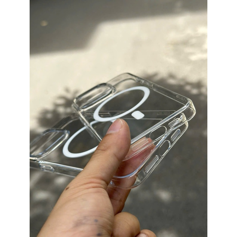 Ốp Likgus trong suốt không ố Siêu mỏng hỗ trợ sạc không dây IPhone 17 16 15 14 13 12Promax pro plus