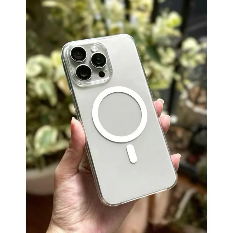 Ốp Likgus trong suốt không ố Siêu mỏng hỗ trợ sạc không dây IPhone 17 16 15 14 13 12Promax pro plus