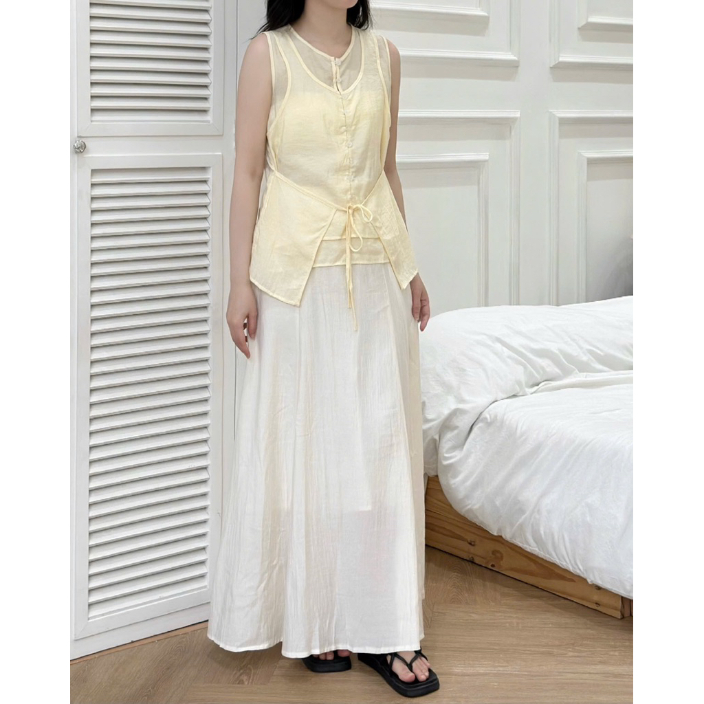 Áo sát nách mặc được 2 kiểu Onni st