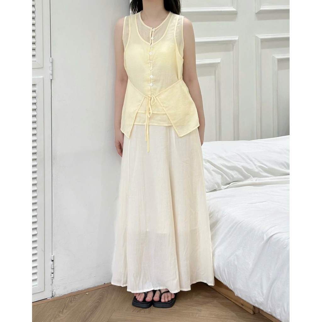 Áo sát nách mặc được 2 kiểu Onni st