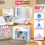 sale 40% Bút màu Acrylic Marker Deli THÊM 80% MỰC - 12/24/36/48/64 Màu Tô Vẽ Trên Mọi Chất Liệu Giày Vải Cốc