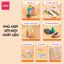 sale 40% Bút màu Acrylic Marker Deli THÊM 80% MỰC - 12/24/36/48/64 Màu Tô Vẽ Trên Mọi Chất Liệu Giày Vải Cốc