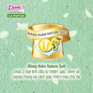 [COMBO 3GÓI/ 6 GÓI] Băng Vệ Sinh Diana Hàng Ngày Le Parfum Hương Nhài Ả Rập Gói 20 Miếng