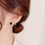 Bông tai nữ bạc cỏ bốn lá đính đá sang chảnh Hoa tai ChicEar Jewelry đính pha lê Zirconia cao cấp