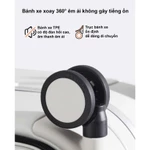 Vali Du Lịch MIXI Size 20 Cao Cấp Có Ngăn Laptop Riêng, Vali Xách Tay Máy Bay Chống Trầy Khóa TSA, Bánh Xe Xoay 360 — ảnh 4