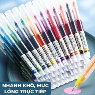 Bút Gel Nét Mịn, Mực Lỏng – Viết Êm, Không Lem, Nhanh Khô, Đa Dạng Màu Sắc