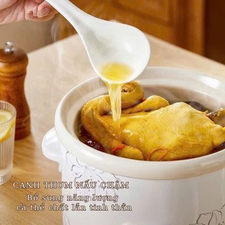 Nồi nấu chậm , Nồi Hầm bằng sứ dung tích 1.5L, 2.5L , 3.5L , 5L tiện dụng cho gia đình
