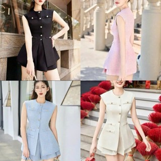 SET BỘ GILE NỮ ĐÍNH NÚT THIẾT KẾ SANG TRỌNG , PHONG CÁCH NỔI BẬT , HỢP THỜI TRANG