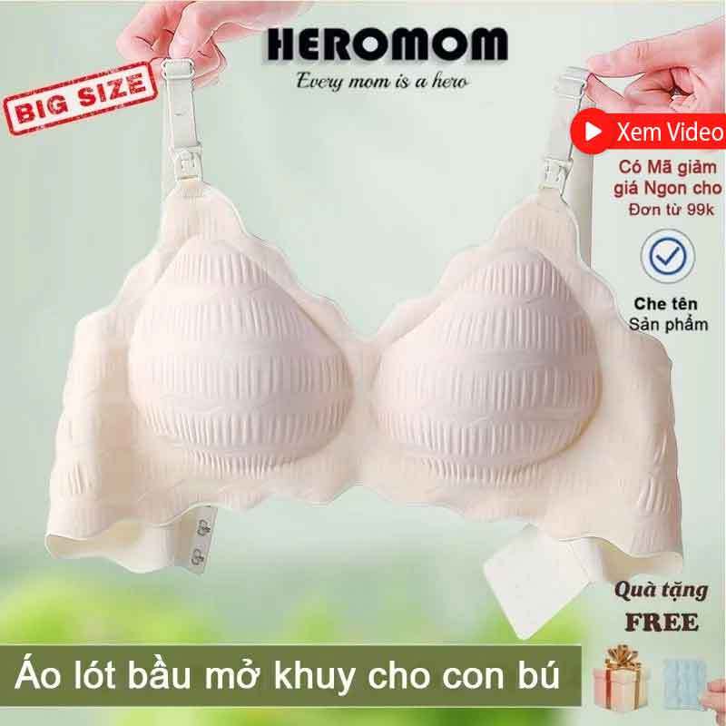 Áo lót bầu Su Lạnh cho con bú ti không gọng Nâng Ngực chống chảy xệ ...