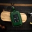 Mino Crafts - Bao da chìa khóa LAND ROVER, Chế tác thủ công, Da bò thật, Khắc tên, Nhiều màu sắc
