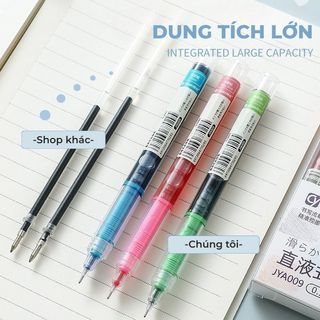 Bút Gel Nét Mịn 0.5mm - Bút Bi Nước Viết Êm, Nhanh Khô, Không Lem, Đa Dạng Màu Sắc Cho Học Sinh