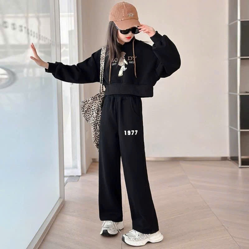 Set áo mũ croptop cô gái 1977 cho bé gái size đại BEESHOP D25035