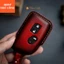 Mino Crafts - Bao da chìa khóa LEXUS, Bao da chìa khóa thủ công, Da bò thật, Khắc tên, Nhiều màu sắc