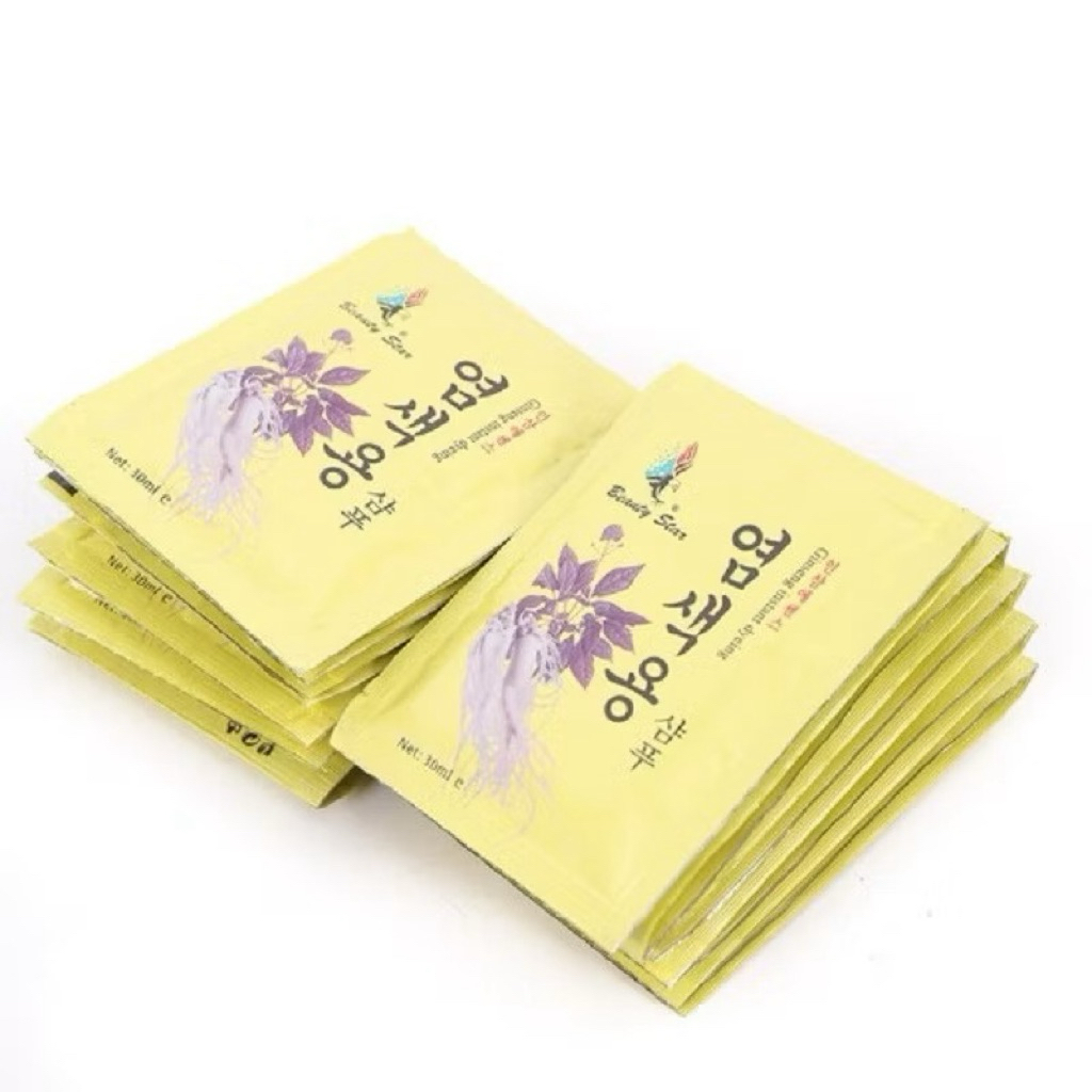 Dầu Gội Nhuộm Đen Tóc Beauty Star Hàn Quốc, 1 Gói * 30ml