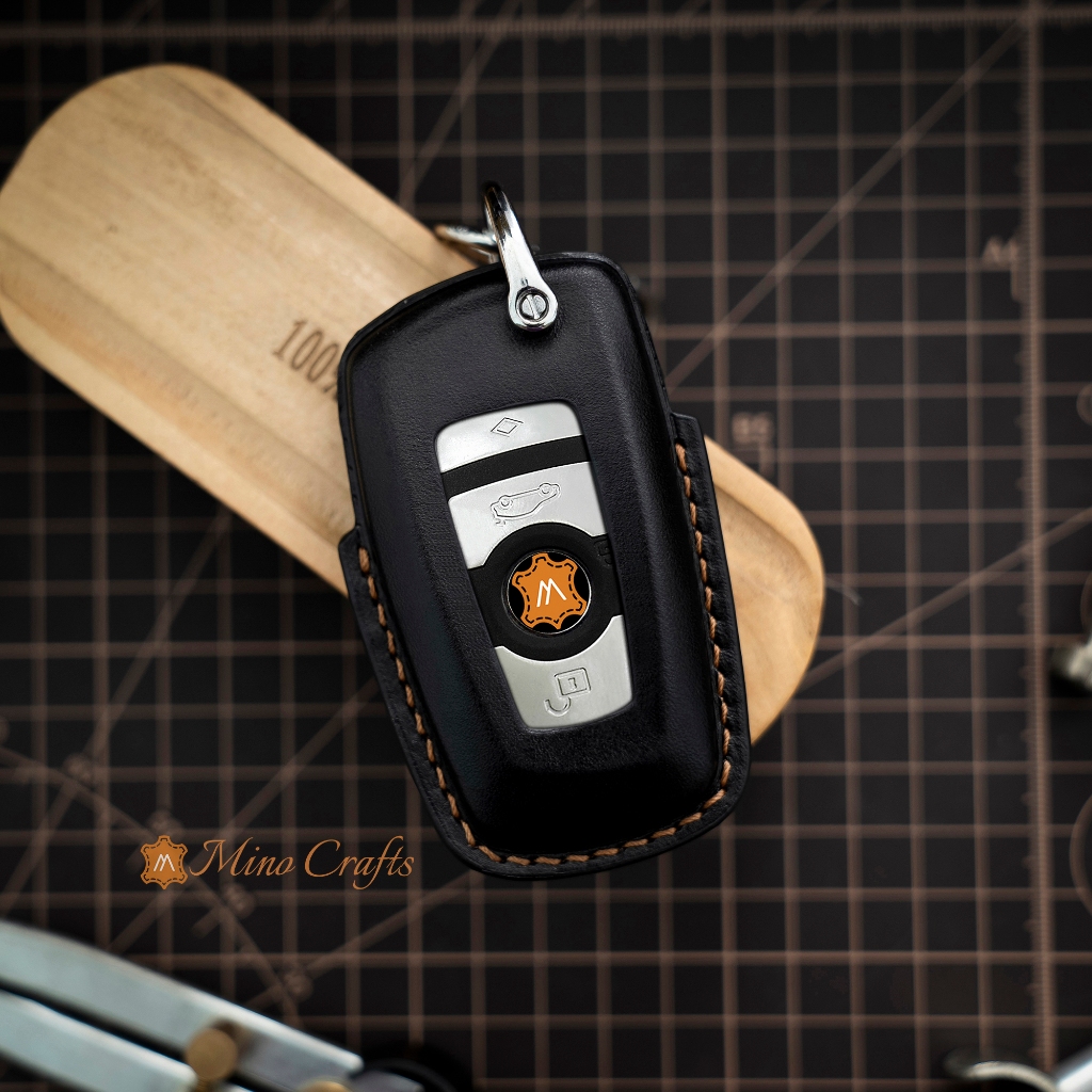 Mino Crafts - Bao da chìa khóa BMW Series 6, M3, Chế tác thủ công, Da bò thật, Nhiều màu sắc