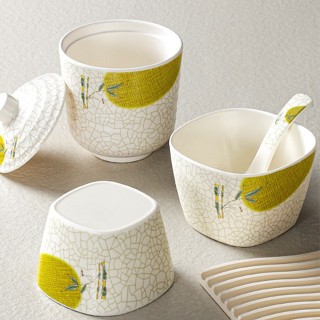 Âu Phíp ( Melamine A5 ) Hoa Văn Hình Lá Tre Dùng Cho Nhà Hàng Khách Sạn  8401
