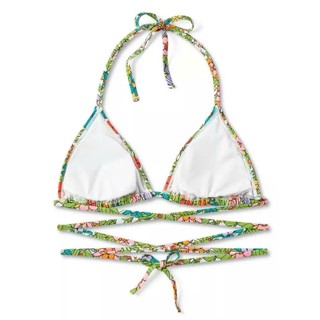 Áo bơi, áo bikini đi biển có dây đan chéo, quả tam giác sẵn đệm mút, hàng VNXK