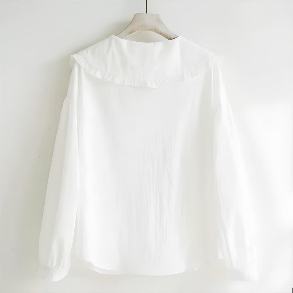 Áo sơ mi đũi dài tay cho bé gái size đại BEESHOP KM0013