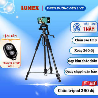 Chân Tripod Máy Ảnh, Điện Thoại 360 Độ – Thiết Kế Nhỏ Gọn, Chắc Chắn, Chuyên Dụng Livestream Quay Vlog