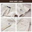 - Quần Short Jean Nam WHY.NOT MOCHA SHORT JEANS Form Trên Gối- Quần Đùi Nam Màu Nâu Tây