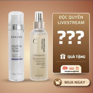 Combo Dưỡng Da Hoàn Hảo: Kem Dưỡng Nâng Tone Beglow & Xịt Khoáng Đa Năng Chuskin CB0199