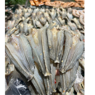 KHÔ CÁ LÓC NON GÓI 500G( tặng kèm mắm me)