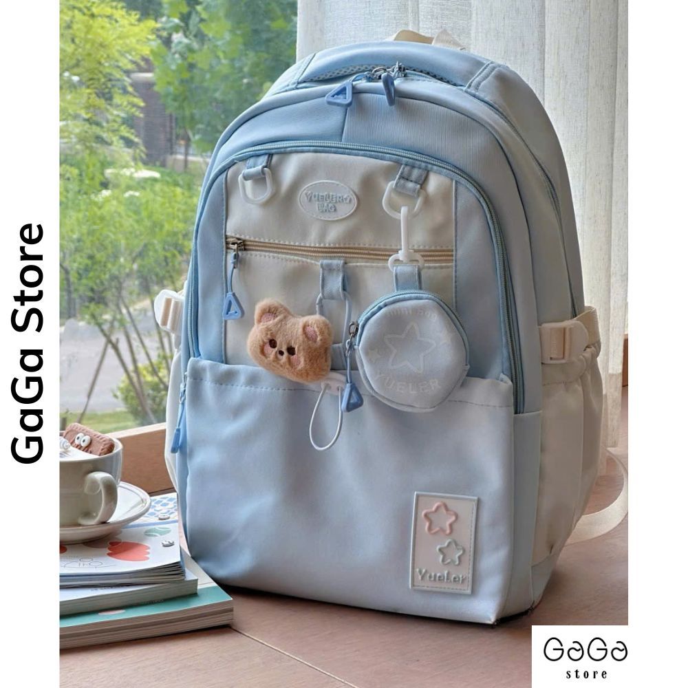 Balo đi học nam nữ phong cách Ulzzang nhiều ngăn sức chứa lớn cho học sinh các cấp B784 gagastore