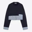 ÁO NỈ NAVY PHỐI KẺ ZARA 0264/317