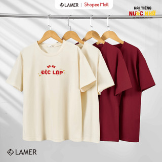 Áo Thun Việt Nam Độc Lập, Tự Do, Hạnh Phúc Cho Gia Đình Basic Cotton LAMER L81S25H082, O81S25H020 (Tặng hộp, sticker)