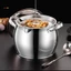 ÂU ĐỰNG MỠ INOX 304 CÓ NẮP ĐẬY 4 LÍT - Hũ Đựng Dầu Mỡ Có Tay Cầm Tiện Dụng