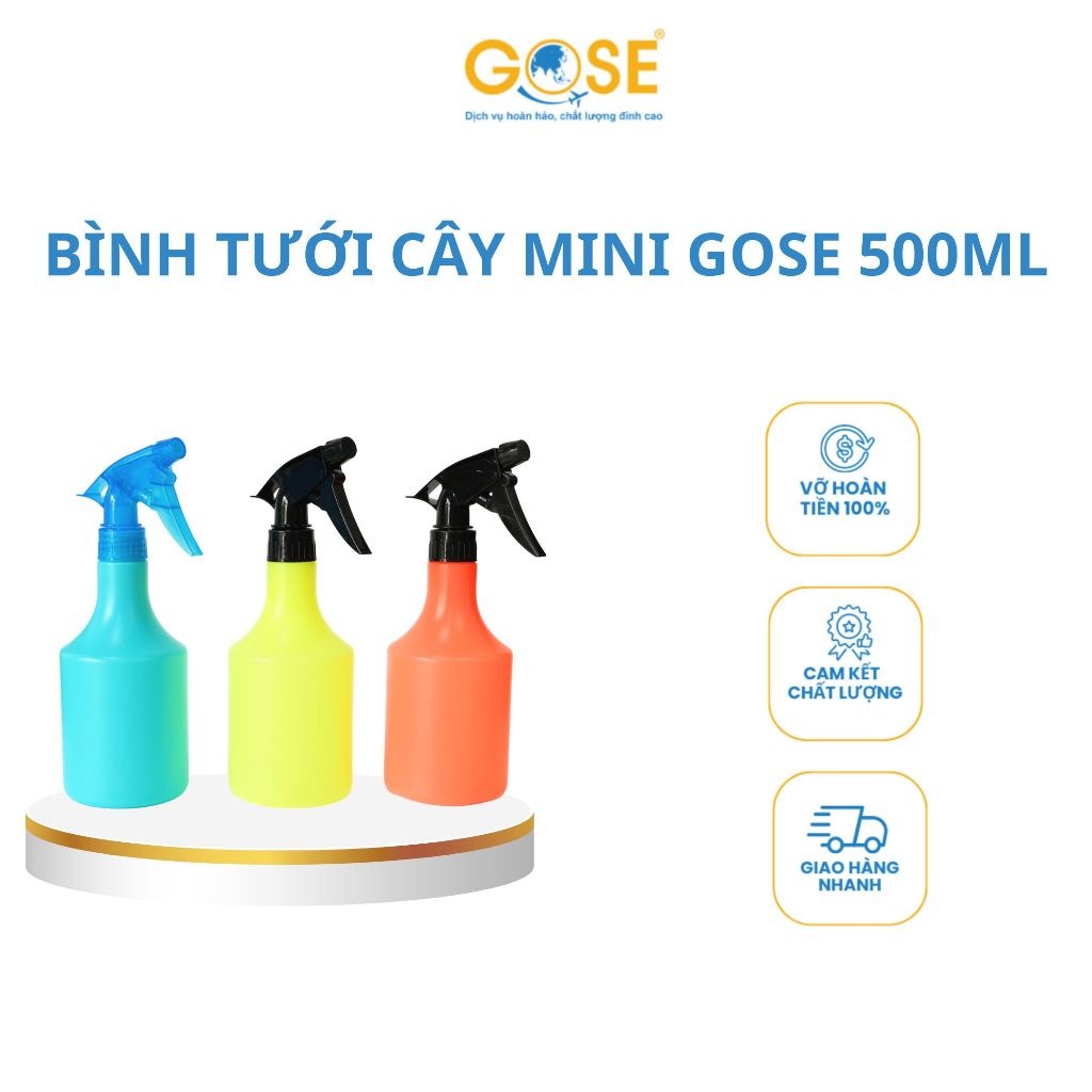 Bình tưới cây mini GOSE 500ml phun sương phun tia tưới cây cảnh tưới hoa xịt kính